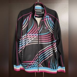 Vintage 90's Enyce Clothing Co. Printed Track Jacket